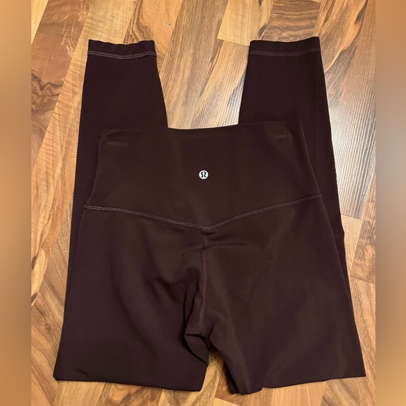 lululemon athletica Pants - Lululemon hi rise align leggings French Press Sz.6 25”